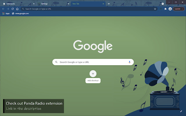 Retro Music  from Chrome web store to be run with OffiDocs Chromium online