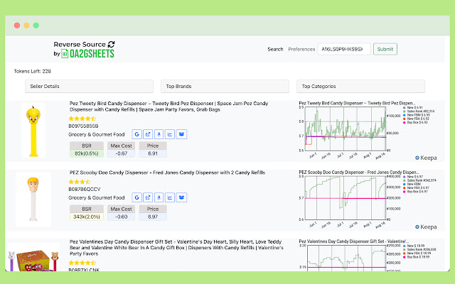 Reverse Source by OA2Gsheets  from Chrome web store to be run with OffiDocs Chromium online