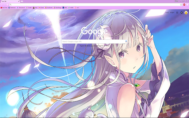 RE:Zero Emilia Tan HD 1920x1080  from Chrome web store to be run with OffiDocs Chromium online