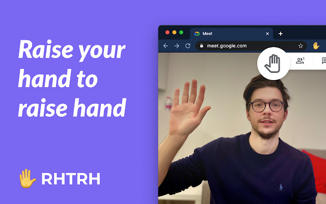 RHTRH – Raise Hand To Raise Hand  from Chrome web store to be run with OffiDocs Chromium online