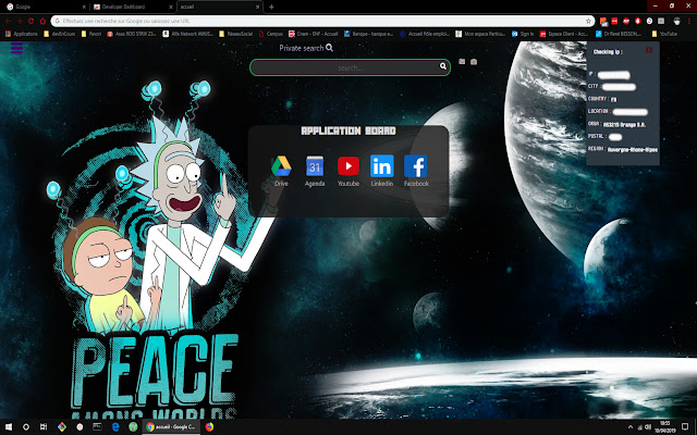 Rick  morty new page  from Chrome web store to be run with OffiDocs Chromium online