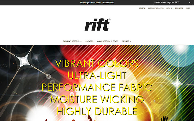 RIFT APPAREL  from Chrome web store to be run with OffiDocs Chromium online