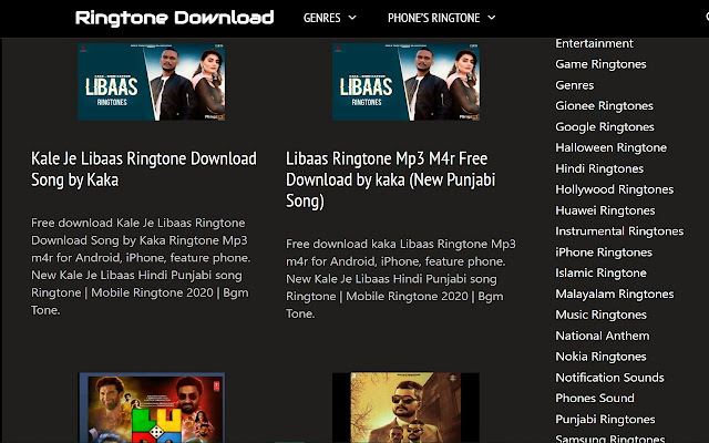 Ringtone Download – Free Best Ringtones  from Chrome web store to be run with OffiDocs Chromium online