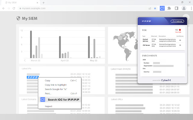 Risk Intelligence Web Extension  from Chrome web store to be run with OffiDocs Chromium online