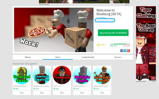 Roblox DevEst  from Chrome web store to be run with OffiDocs Chromium online