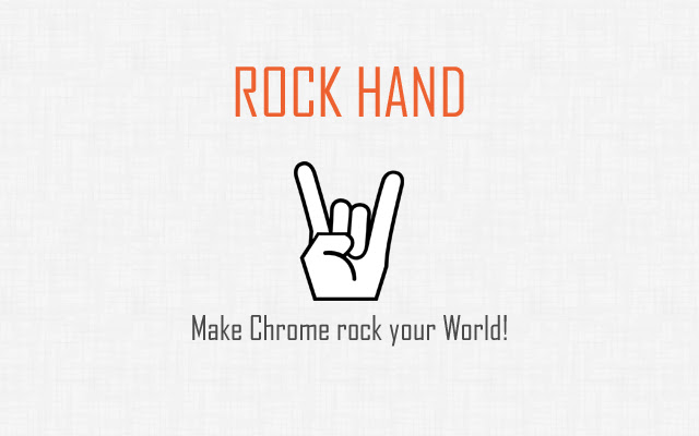 Rock Hand  from Chrome web store to be run with OffiDocs Chromium online