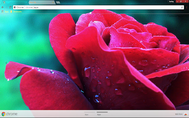 Rose Water Drop 1366*768  from Chrome web store to be run with OffiDocs Chromium online