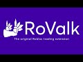 RoValk The Roblox Trading Addon  from Chrome web store to be run with OffiDocs Chromium online