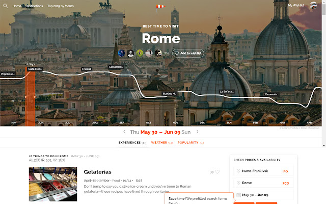 Rove.me Best holiday ideas for travel  from Chrome web store to be run with OffiDocs Chromium online