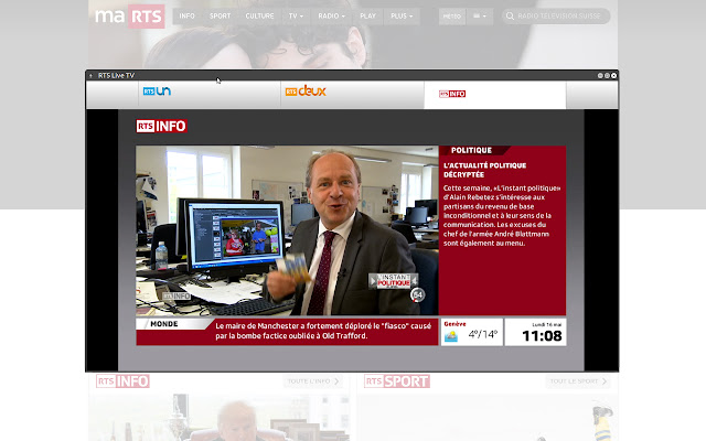 RTS Live TV  from Chrome web store to be run with OffiDocs Chromium online