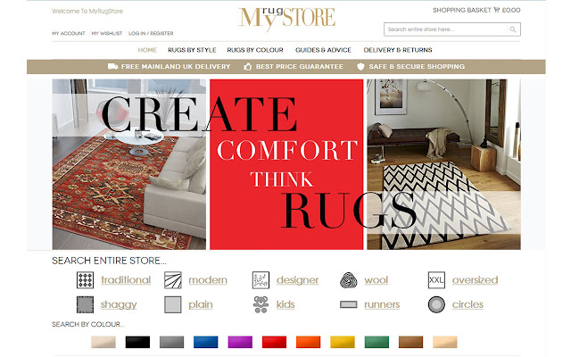 Rugs Online at MyRugStore  from Chrome web store to be run with OffiDocs Chromium online