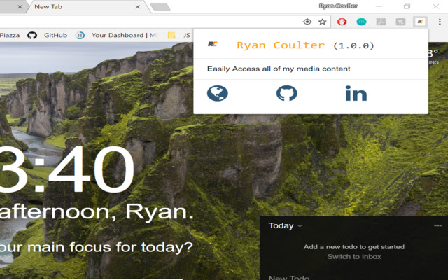 Ryan Coulter Launcher  from Chrome web store to be run with OffiDocs Chromium online