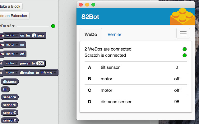 S2Bot 4 Scratch  from Chrome web store to be run with OffiDocs Chromium online