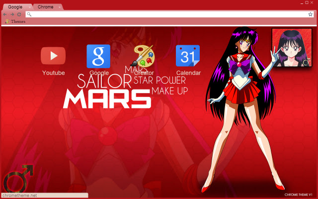 Sailor Mars Rei Hino  from Chrome web store to be run with OffiDocs Chromium online