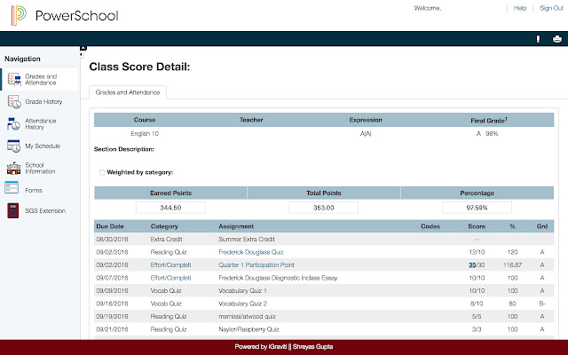 Máy tính Saint Georges Powerschool từ cửa hàng Chrome trực tuyến sẽ được chạy với OffiDocs Chromium trực tuyến