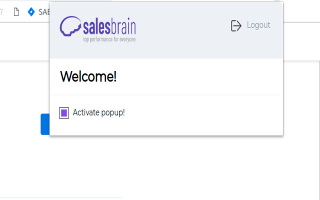 Salesbrain  from Chrome web store to be run with OffiDocs Chromium online