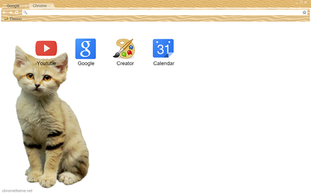 Sand Cat Theme  from Chrome web store to be run with OffiDocs Chromium online