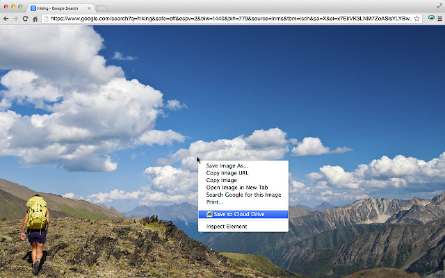 Save to Cloud Drive  from Chrome web store to be run with OffiDocs Chromium online