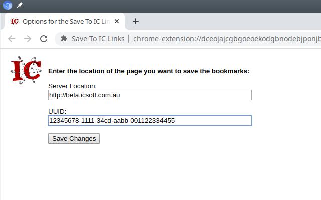 Save To IC Links  from Chrome web store to be run with OffiDocs Chromium online