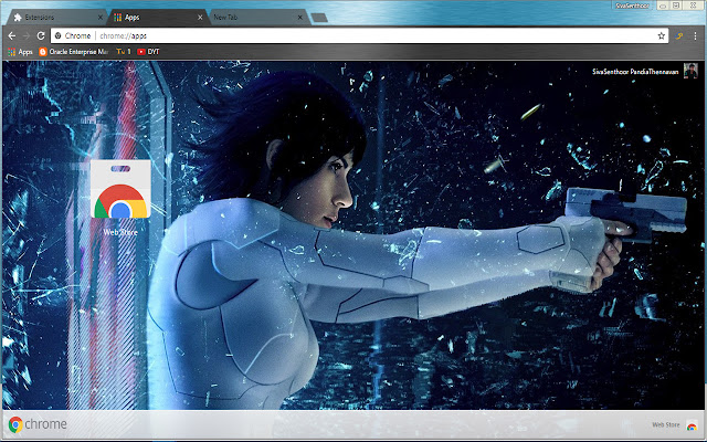 Scarlett Johansson Ghost in the Shell Movie  from Chrome web store to be run with OffiDocs Chromium online