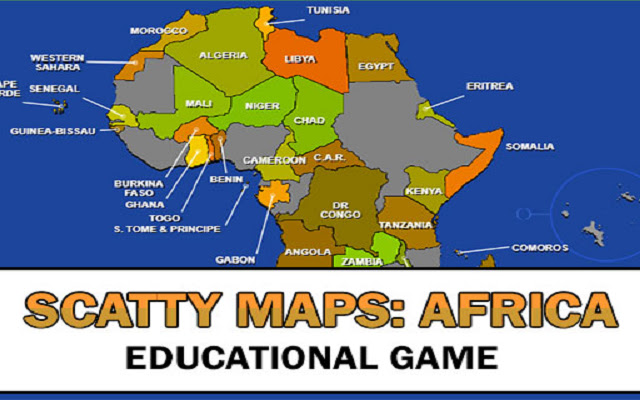 Scatty Maps Africa  from Chrome web store to be run with OffiDocs Chromium online