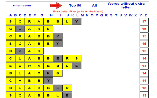 Scrabble Word Finder  from Chrome web store to be run with OffiDocs Chromium online