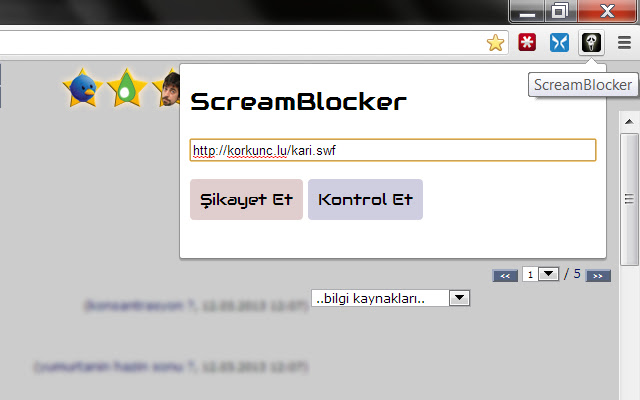 ScreamBlocker de la tienda web de Chrome se ejecutará con OffiDocs Chromium en línea