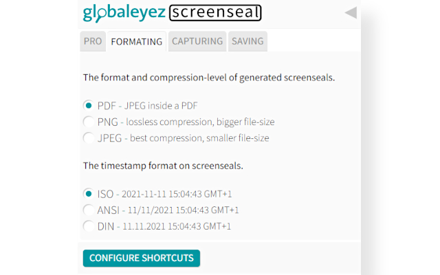 screenseal  from Chrome web store to be run with OffiDocs Chromium online