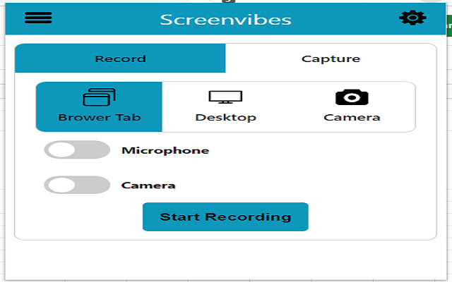 Screenvibes  from Chrome web store to be run with OffiDocs Chromium online