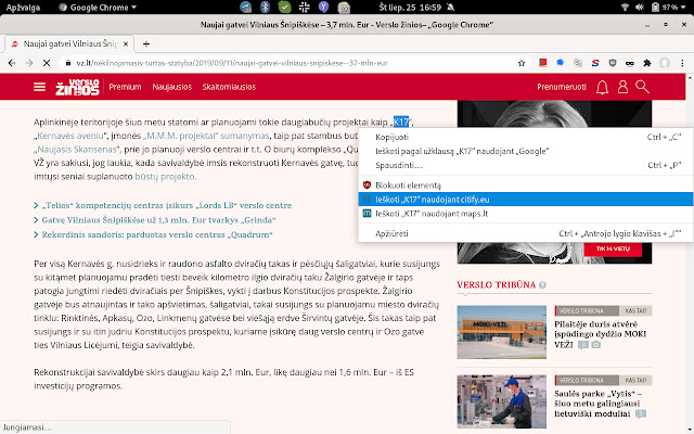 Search citify.eu Context Menu  from Chrome web store to be run with OffiDocs Chromium online