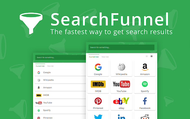 Search Funnel  from Chrome web store to be run with OffiDocs Chromium online