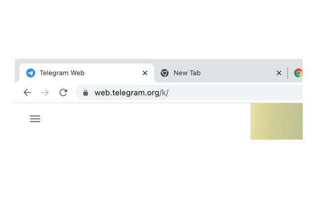 Searchless Telegram  from Chrome web store to be run with OffiDocs Chromium online