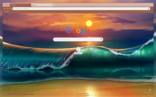 Sea sunset  from Chrome web store to be run with OffiDocs Chromium online