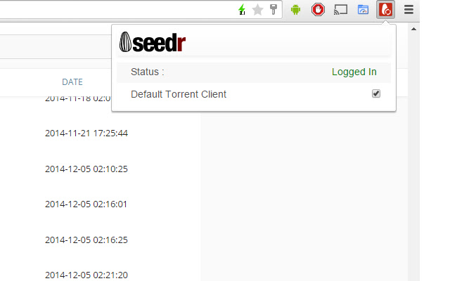 Seedr  from Chrome web store to be run with OffiDocs Chromium online