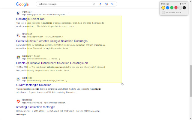 Selection Rectangle Highlighting from Chrome web store to be run with OffiDocs Chromium online Selection Rectangle Highlighting from Chrome web store to be run with OffiDocs Chromium online