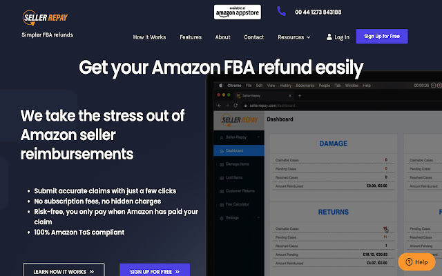 Seller Repay  from Chrome web store to be run with OffiDocs Chromium online