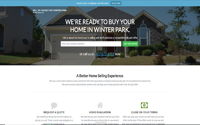 Sell My House Fast Winter Park  from Chrome web store to be run with OffiDocs Chromium online