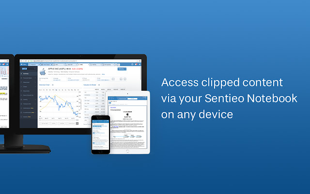 Sentieo Web Clipper  from Chrome web store to be run with OffiDocs Chromium online