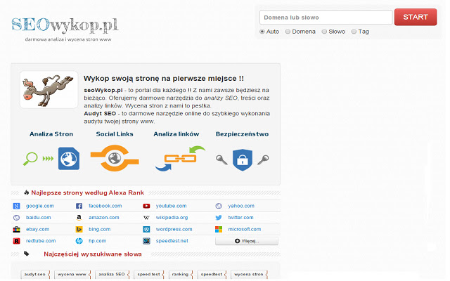 SEO Wykop wycena stron, analiza SEO  from Chrome web store to be run with OffiDocs Chromium online