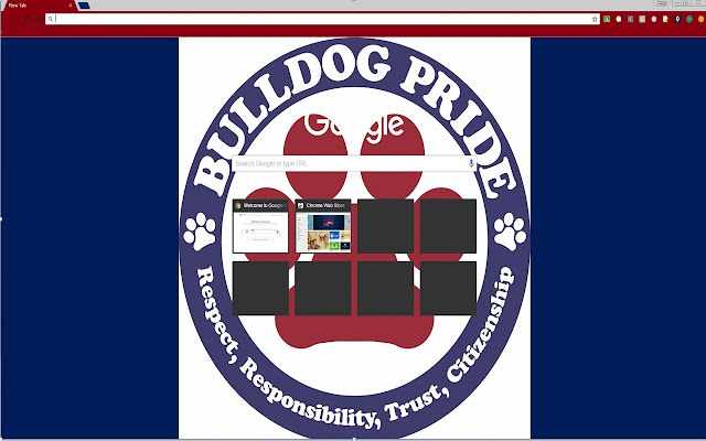 SGF Bulldogs Theme  from Chrome web store to be run with OffiDocs Chromium online