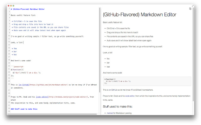 SG Markdown  from Chrome web store to be run with OffiDocs Chromium online