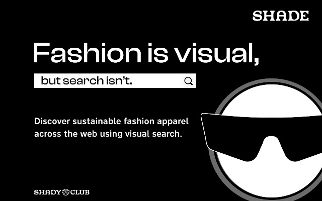 SHADE: Search Sustainable Fashion  from Chrome web store to be run with OffiDocs Chromium online