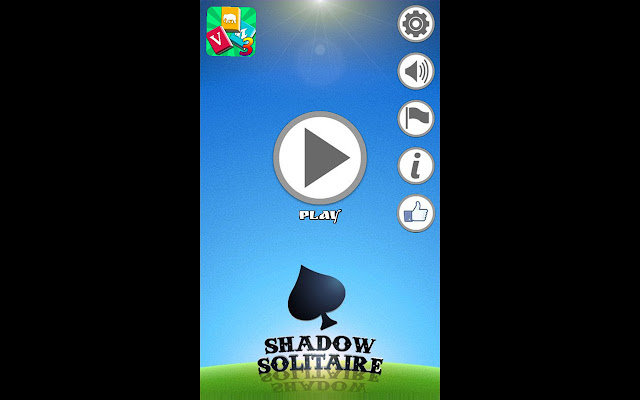 Shadow Solitaire  from Chrome web store to be run with OffiDocs Chromium online