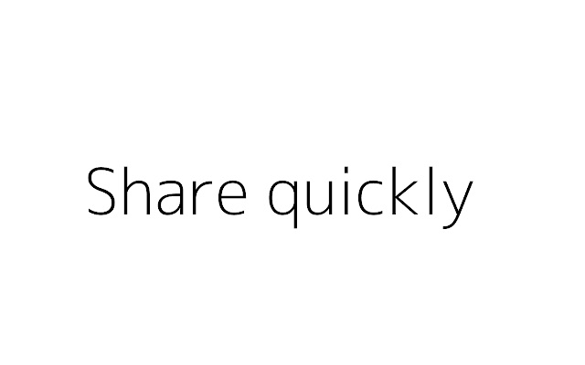Share Quickly  from Chrome web store to be run with OffiDocs Chromium online