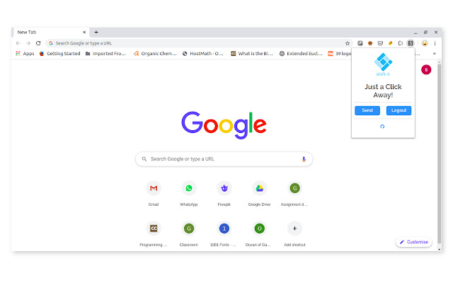 Shift It  from Chrome web store to be run with OffiDocs Chromium online