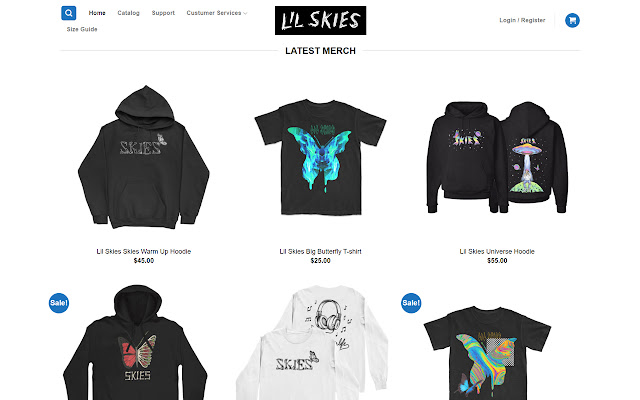 Shop lil skies  from Chrome web store to be run with OffiDocs Chromium online