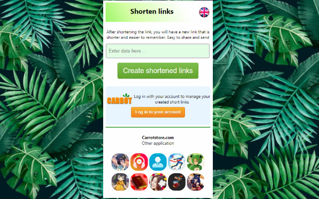 Shorten links  from Chrome web store to be run with OffiDocs Chromium online