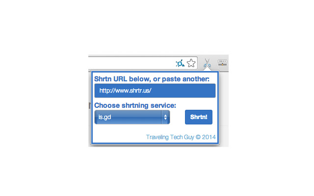 Shrtr  from Chrome web store to be run with OffiDocs Chromium online