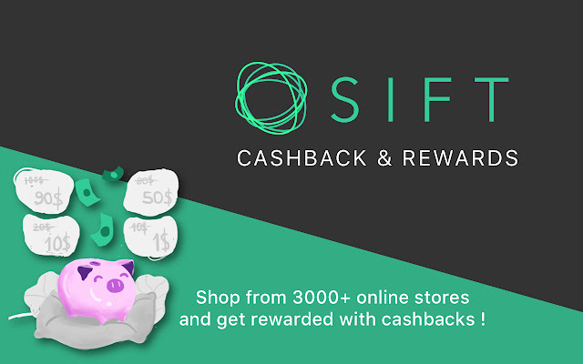 Sift Rewards and Cashback Shop and Earn  from Chrome web store to be run with OffiDocs Chromium online