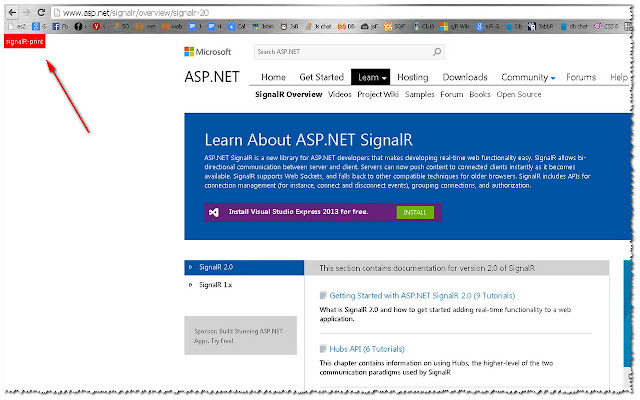 signalR Print: print signalR documentation  from Chrome web store to be run with OffiDocs Chromium online